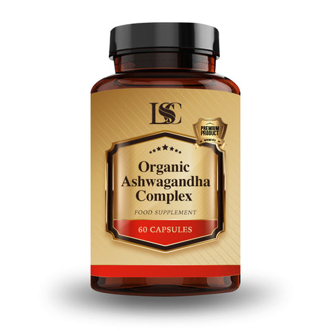 Organic Ashwagandha KSM-66 Complex 60 Capsules