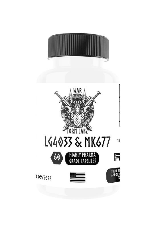 War Torn Labz SARM's LGD 4033 and MK677 60 Capsules The Little Supplement Company