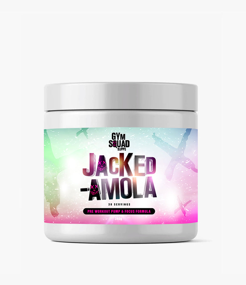 Spend £100 and get a FREE Jacked-amola pre-workout!