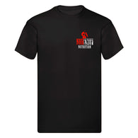 Nvrenuf Gym Tee (Bodybuilder - The Unit Small logo)