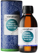 Viridian's Golden Flaxseed Oil Organic available in Paignton, torbay