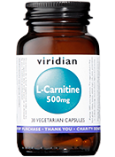 Viridian L-Carnitine 500mg