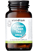 organic green tea from the Camellia sinensis plant