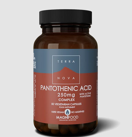 250mg pantothenic acid complex